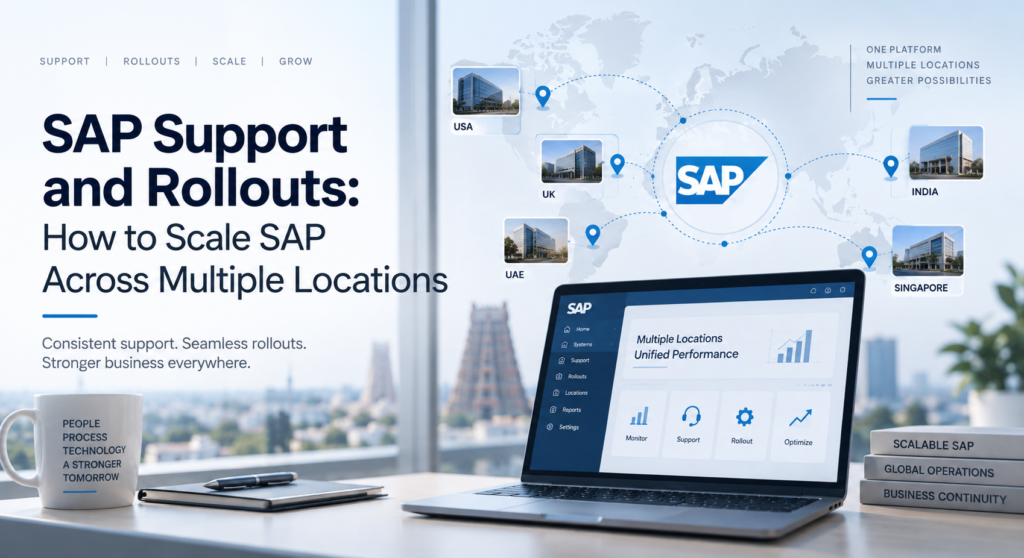 SAP support services for multi-location SAP rollouts and global business operations
